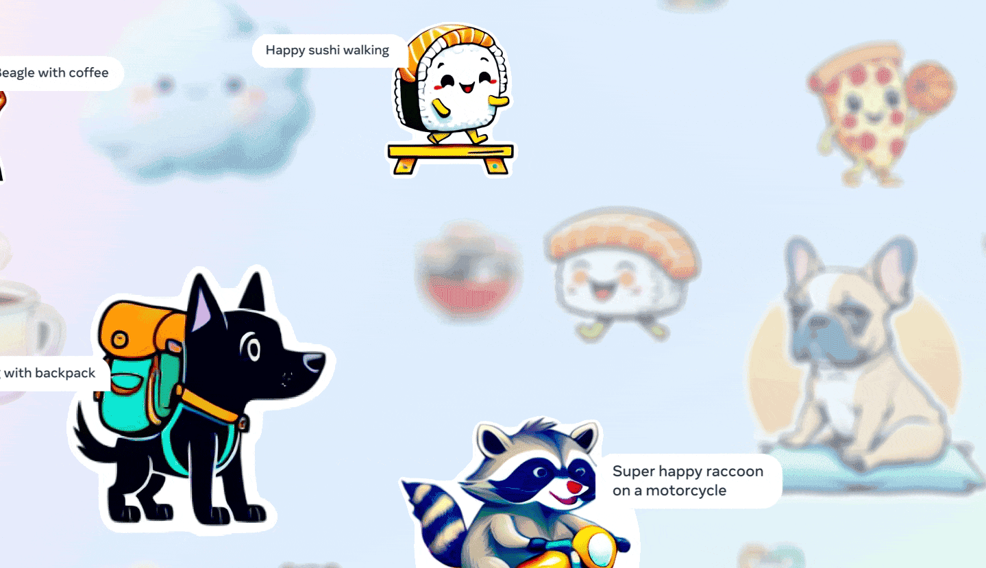 Meta AI Stickers