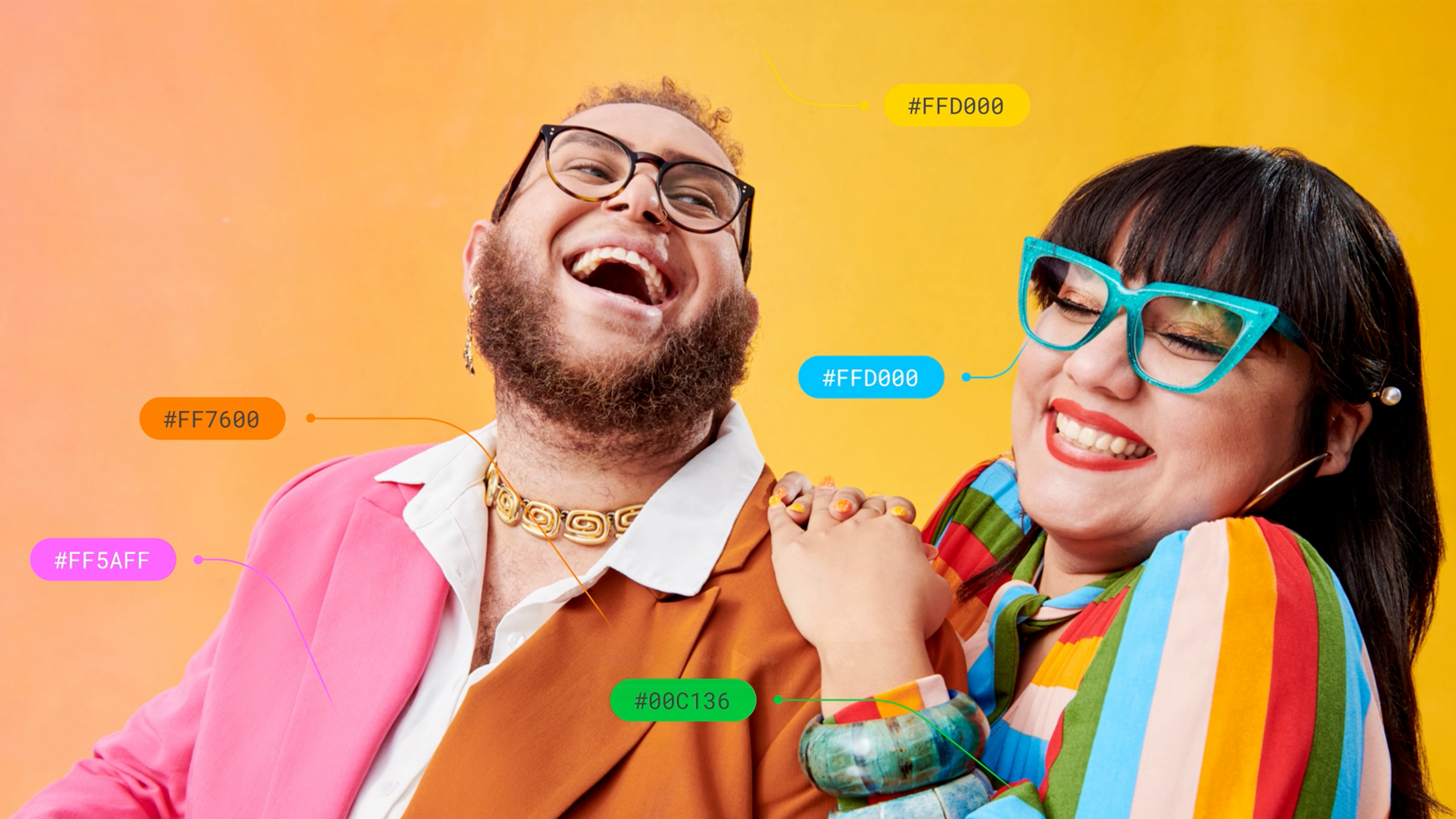 Vibrant imagery